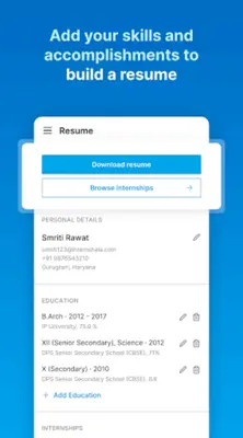 Internshala android App screenshot 3
