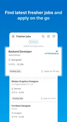 Internshala android App screenshot 5